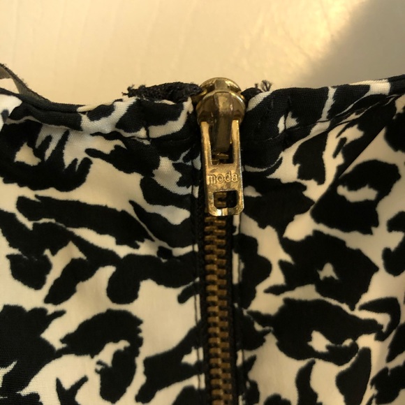 Leopard print ruffle top with bow - Picture 3 of 6